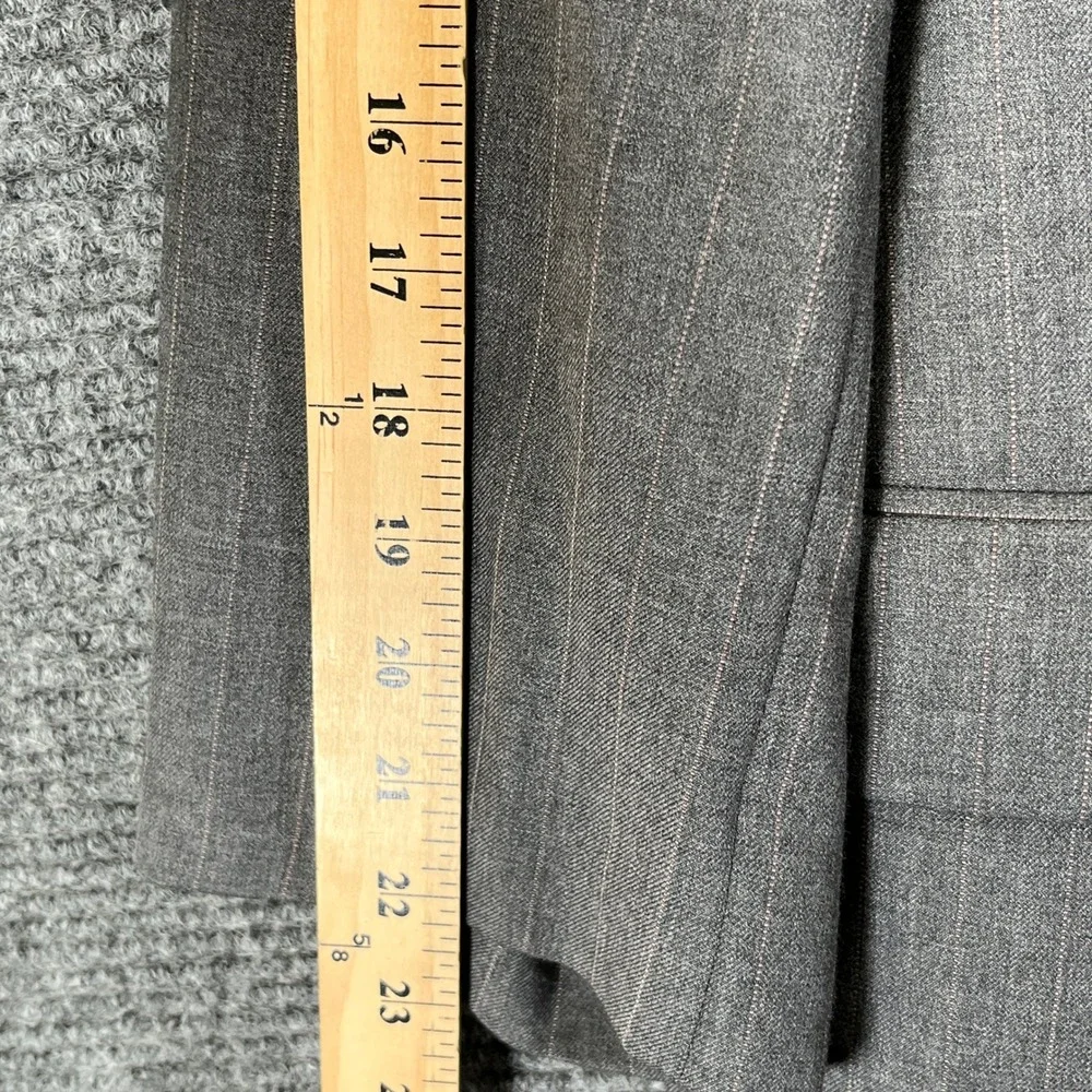 Ralph Lauren Wool Cashmere Blazer Mens 54R Pinstripe Pink Lining Professional